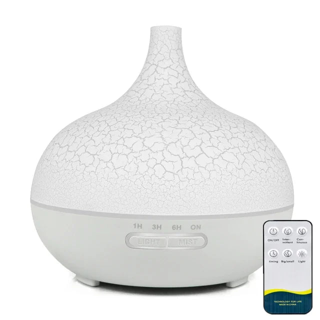 550ml Aroma Humidifier Essential Oil Diffuser Aromatherapy Electric Ultrasonic Cool Mist Maker for Home Remote Control