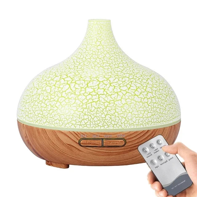 550ml Aroma Humidifier Essential Oil Diffuser Aromatherapy Electric Ultrasonic Cool Mist Maker for Home Remote Control