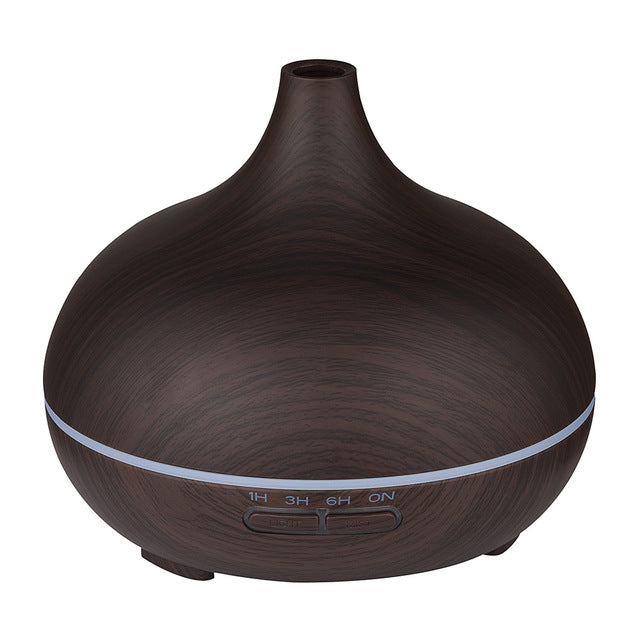 Original Side: Aromatherapy Oil Diffuser Ultrasonic Air Humidifier with 7 Colors Light