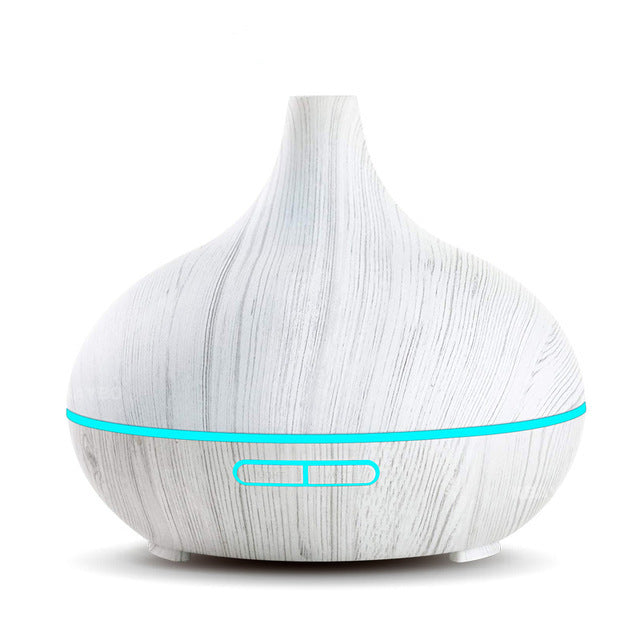 Original Side: Aromatherapy Oil Diffuser Ultrasonic Air Humidifier with 7 Colors Light