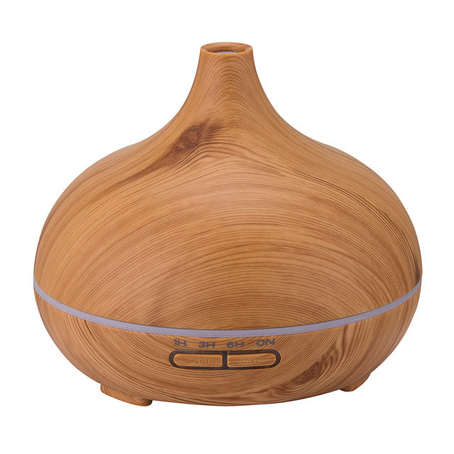 Original Side: Aromatherapy Oil Diffuser Ultrasonic Air Humidifier with 7 Colors Light