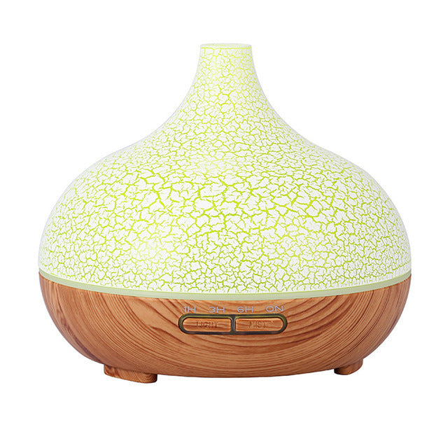 Original Side: Aromatherapy Oil Diffuser Ultrasonic Air Humidifier with 7 Colors Light