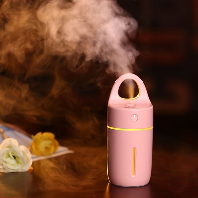 Original Side: Mini Air Humidifiers Aromatherapy Ultrasonic with Led Night Light