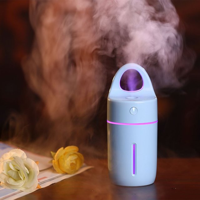 Original Side: Mini Air Humidifiers Aromatherapy Ultrasonic with Led Night Light