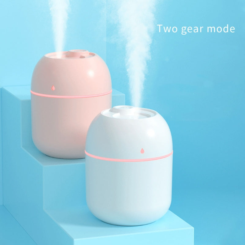 Original Side: Portable Mini Water Drop Humidifier USB with LED Atmosphere Light Night Lamp