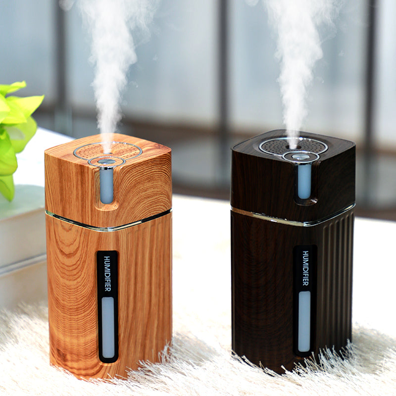 Original Side: Portable Mini Humidifier Ultrasonic USB Aroma Air Diffuser  with Color LED Lamp